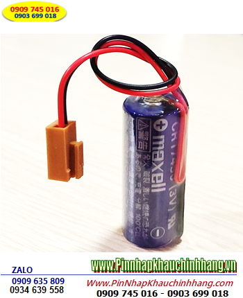 Maxell CR17450, Pin nuôi nguồn PLC Maxell CR17450 lithium 3v 4/5A 2600mAh chính hãng _Made in Japan